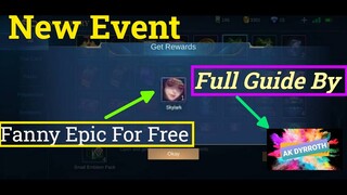 New Event Free Epic Skin !! (LEGIT) Full Guide By ( AK DYRROTH )#newevent #mobilelegends #freeskin