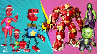 FAMILY HULKBUSTER VS FAMILY BOXY BOO PROJECT PLAYTIME (She-Hulk Episode 3)