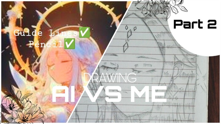 AI juga bisa jadi referensi OC✨ | DRAWING AI VS ME | PENCIL