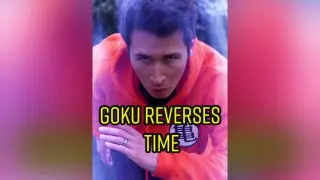 Goku reverses time anime goku dragonball saitama speed manga fy