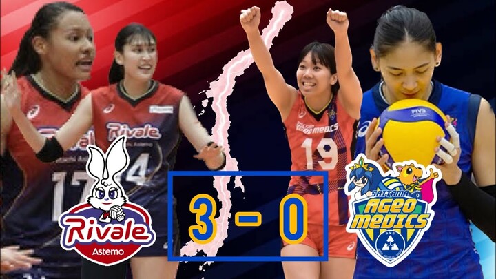 Round 2: AGEO MEDICS GAME HIGHLIGHTS vs RIVALE | Japan V.League 2022/2023 | Women’s Volleyball