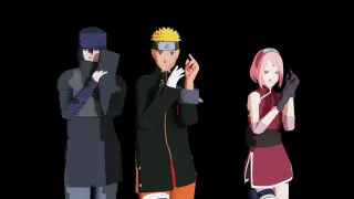 【Naruto MMD/60FPS】Side To Side - Naruto*Sasuke*Sakura【Motion DL Link】
