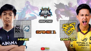 LEGENDARY HAZE is BACK !! ONIC PH vs MINANA EVOS GAME 1 MPL PH SEASON 13