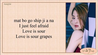 LE SSERAFIM (르세라핌) – Sour Grapes (Easy Lyrics)