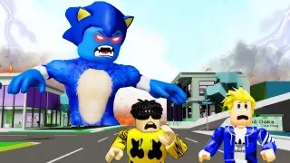 ROBLOX Brookhaven ðŸ�¡RP - Joker and Sonic Speed confront Super Dog -  FUNNY MOMENTS