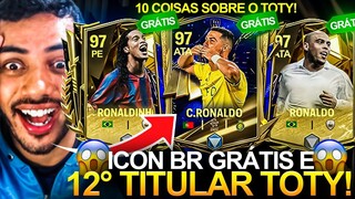 NOVO ICON BR GRÁTIS! 😱 10 COISAS SOBRE O TOTY 24 🔥 | ICONS CONFIRMADOS & 12° TITULAR 🤯 - FC MOBILE