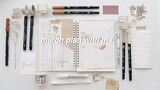 march plan with me | aesthetic brown theme