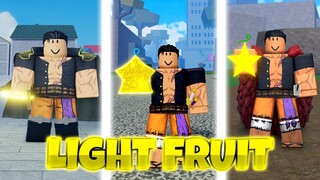 Getting LIGHT FRUIT In Every One Piece Game (Roblox)