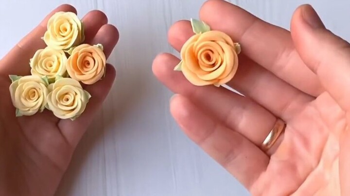 【Sponge Origami Flower】ดอกกุหลาบขนาดเล็กสำหรับตกแต่ง สอนคุณใน 5 นาที!