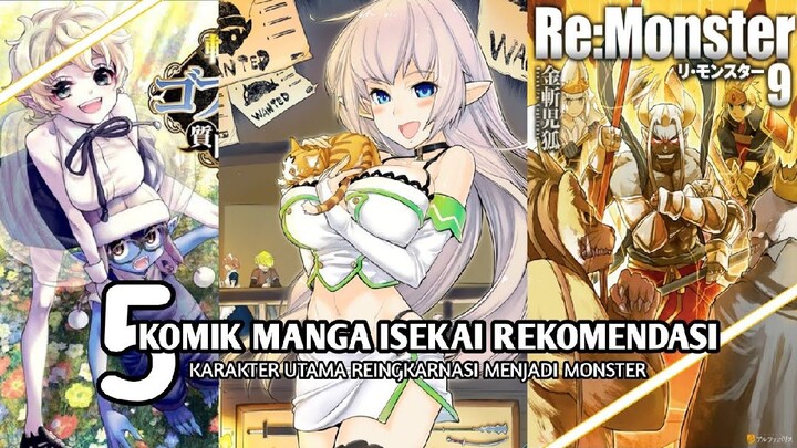 5 KOMIK MANGA ISEKAI REINGKARNASI DENGAN MC MONSTER OVERPOWER - Part 1