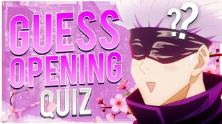 GUESS THE ANIME OPENING QUIZ CHALLENGE [EASY - OTAKU]