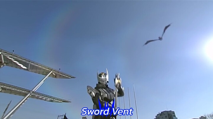 Kamen Rider Knight - Sword Vent Winglancer!