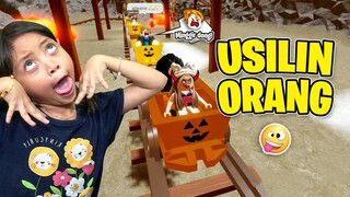 LEIKA JAILIN ORANG NAIK KERETA TAMBANG 😂🫣 CAR RIDE HALLOWEEN ROBLOX [ROBLOX INDONESIA]