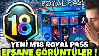 YENİ M18 ROYAL PASS EFSANE GÖRÜNTÜLER !! M18 RP 1-50 ÖDÜLLERİ !! M18 ROYAL PASS PUBG MOBİLE