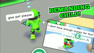 I ADOPTED A DEMANDING CHILD! (Roblox Adopt Me)