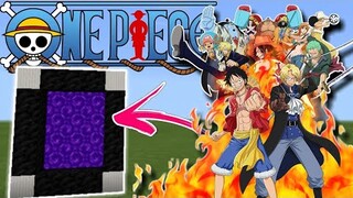 PORTAL TO ONE PIECE DIMENSION IN MINECRAFT PE