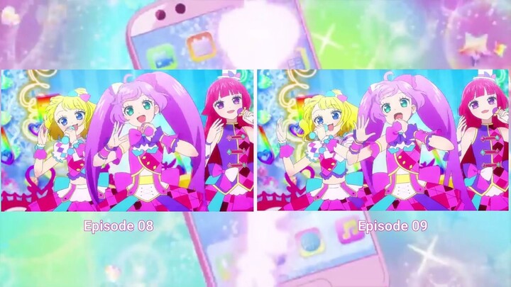 [Idol Land Pripara]Comparison of Opening song