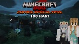 100 Hari Minecraft Tapi Zombie Apocalypse (Part 1) - Duo Minecraft 100 hari