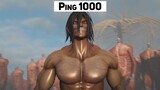 Eren Titan on 1000 PING - Eren vs 1.000.000. Colossal Titans - THE RUMBLING