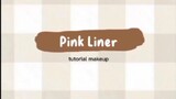 pink linear makeup