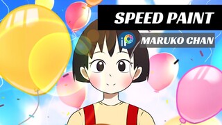 speed paint Maruko chan