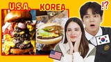 Korean Teen Shocked by portion SIZE of American FOOD (With American)