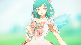 【王者荣耀MMD】传说中找到魔法四叶草的人，可以实现内心最深处的愿望[瑶_星之祈愿/summertime]