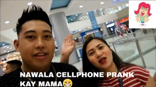 NAWALA CELLPHONE PRANK KAY MAMA!   (NAGALIT SAKIN SI MAMA)