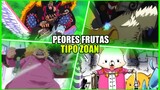 Las PEORES FRUTAS DEL DIABLO tipo ZOAN | One Piece 2022