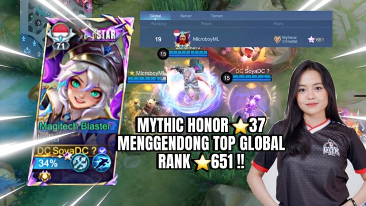 SATU TIM SAMA TOP GLOBAL RANK?! 😱 AUTO MODE SERIUS & MVP 😎 | LYLIA GAMEPLAY