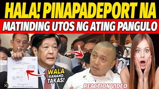 WALA ng TAKAS TEVES NA SHOCKED UTOS PBBM EBlDENSYA HAWAK NA ROQUE! REACTION VIDEO