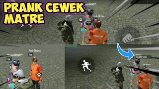 PRANK NEMBAK CEWEK DI TRAINING LANGSUNG DI SURUH PILIH ||FREE FIRE PRANK