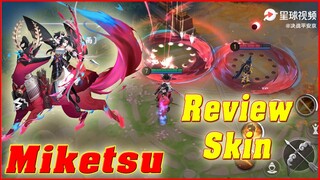 🌸Onmyoji Arena: Review Skin Miketsu (Lúa) - Skin Cổ Vũ Hiệu Ứng Mặt Trời Cực Đã Mắt