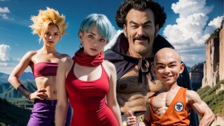 [Dragon Ball] Live-action version, I used AI to create the characters in Dragon Ball
