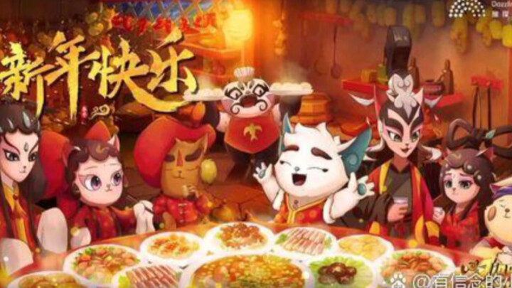 Merayakan ulang tahun ke 7 Peking Opera Cat! ! !