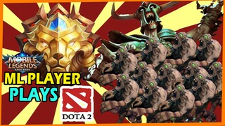 ML PLAYERS TRIES DOTA 2 with A REAL DOTA PLAYER TAGALOG PART 2