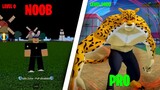 Blox Fruits: NOOB To MAX With Leopard Fruit! (0-2400) IN 15 Minutes!