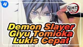 Menggambar Cepat Sangat Realistik - Giyu Tomioka | Demon Slayer_4