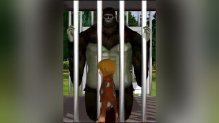 Monyet Marley   animasiaot AttackOnTitan shingekinokyojin fyp fypシ animasi meme parodi