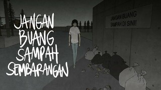 Jangan Buang Sampah Sembarangan - Gloomy Sundat Club Animasi Horor