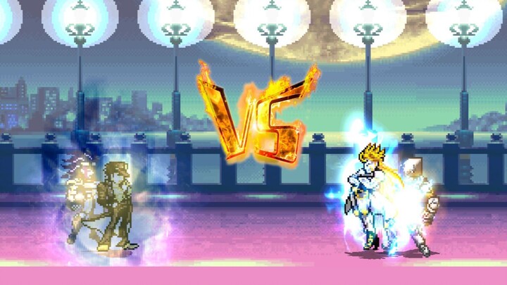 【MUGEN】New version of Jotaro Paradise VS Dio Paradise!