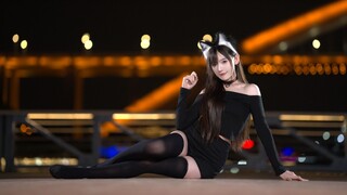 偷心小黑猫今夜捣蛋~♥猫步轻悄♥