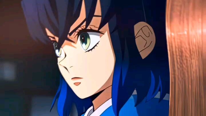 Inosuke is cute when wearing a komono but also very wild