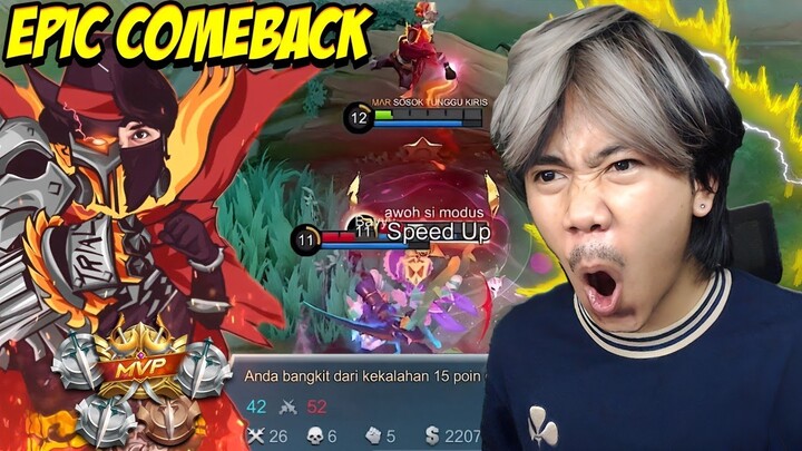 EPIC COMEBACK ALDOUS OLENG DIKIT GAK NGARUH BOS - Mobile legends