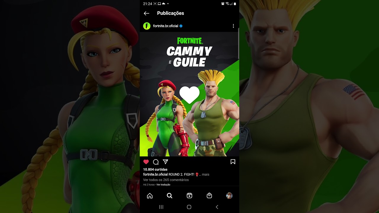 Cammy e Guile de Street Fighter chegam a Fortnite