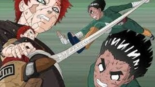 rock lee vs gaara