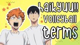 Haikyuu Volleyball Terms EXPLAINED!