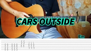 Cars Outside - James Arthur - Fingerstyle Guitar ( Tabs) Chords