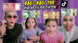 BAGI-BAGI THR KE SEMUA TIM DIATUR FILTER TIKTOK‼️😂