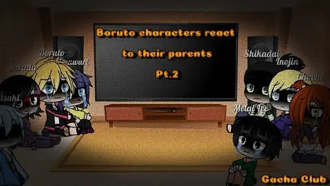 Boruto characters react to their parents|Pt.2|30k+ special|MANGA SPOILERS in last edit|Gacha Club